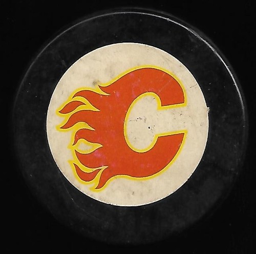 Eishockey puck calgary flames - eishockey,
