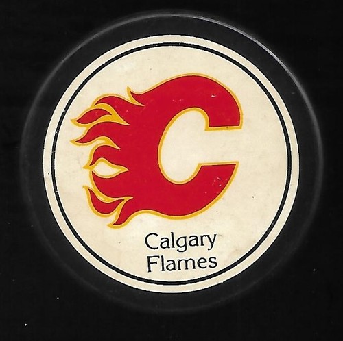 Eishockey puck calgary flames - eishockey,