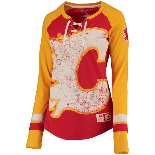 Nhl damen shirt calgary - nhl, t-shirt